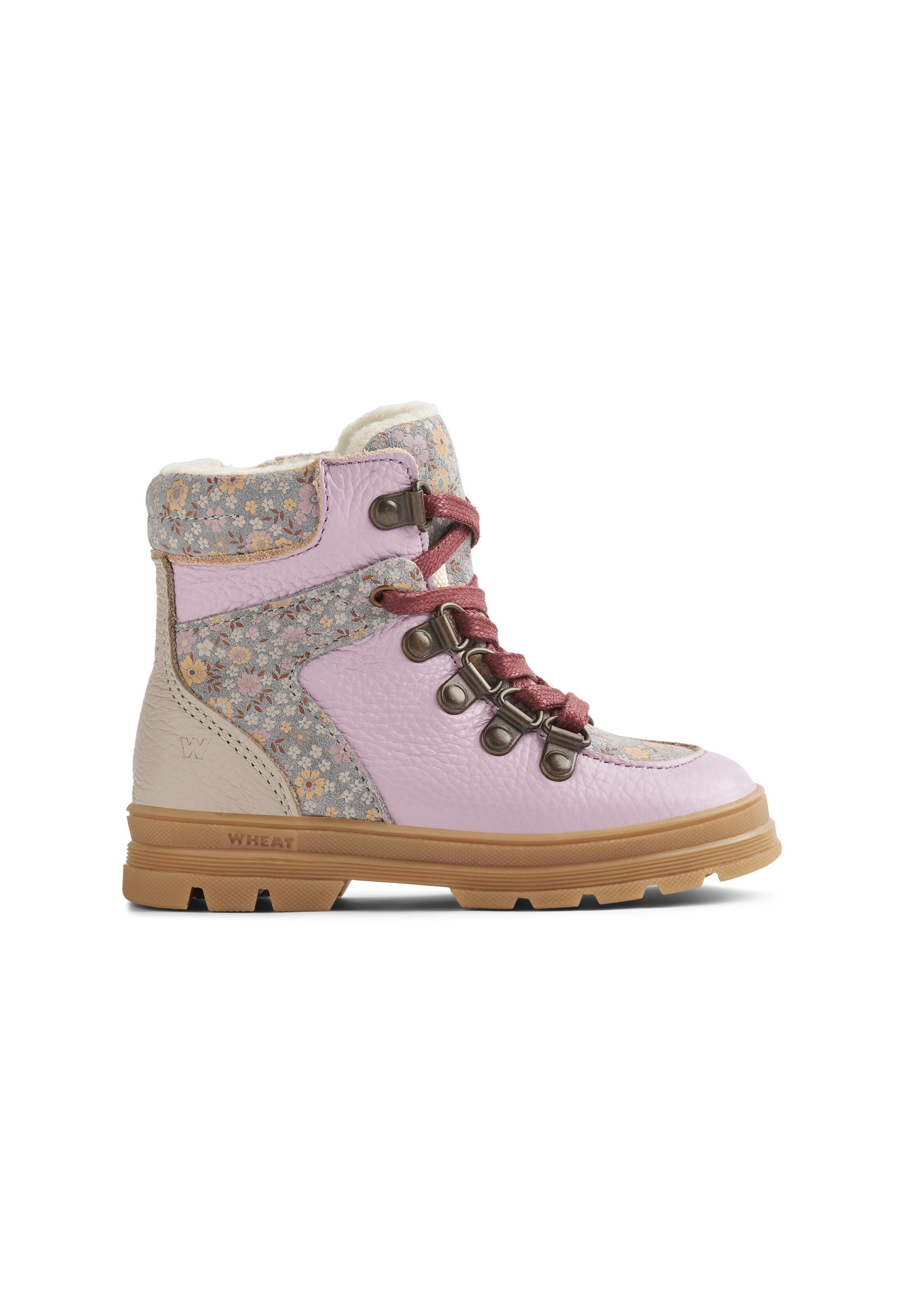 WHEAT - Bota 'Toni Hiker Tex' em rosa: frente