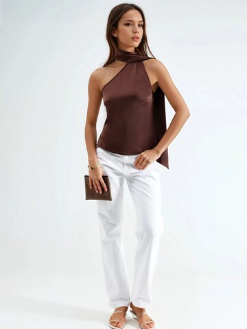 Hiccup Blouse in Bruin