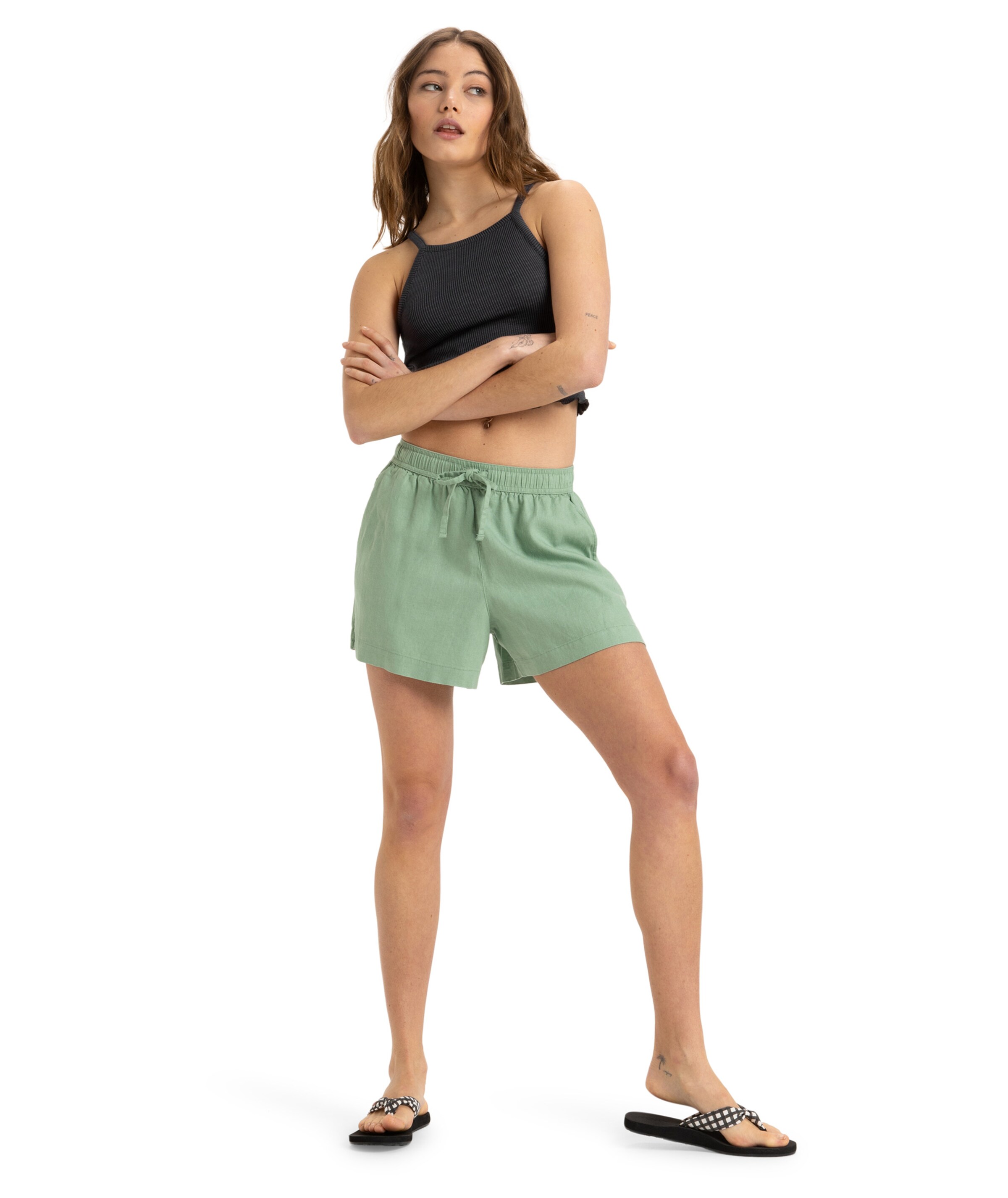 ROXY Regular Pants 'Lekeitio Break' in Green