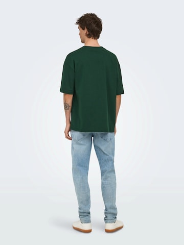 Only & Sons Shirt 'ONSCASPIAN' in Green