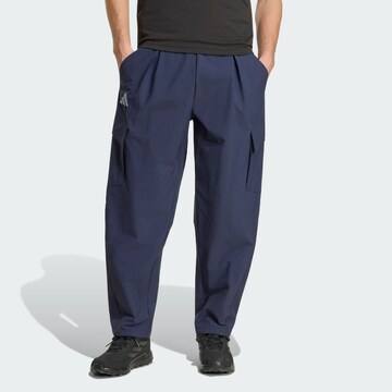 Loosefit Pantalon outdoor 'Xploric' ADIDAS TERREX en bleu : devant