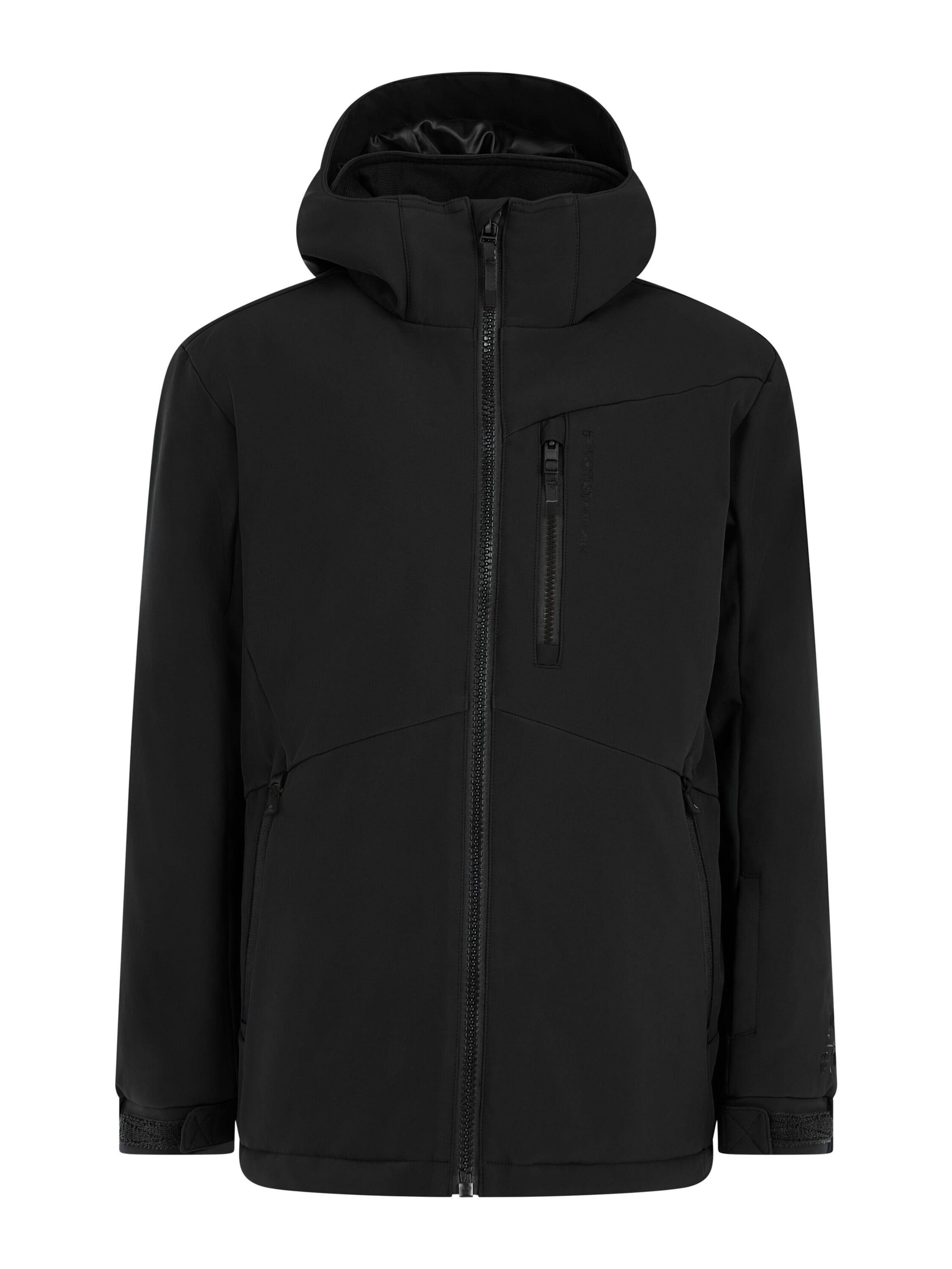 PROTEST Athletic Jacket 'PRTSoulby JR' in Black: front