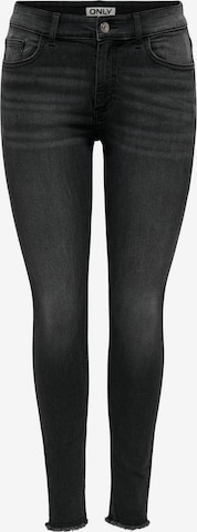 ONLY - Skinny Vaquero 'HUSH' en negro: frente