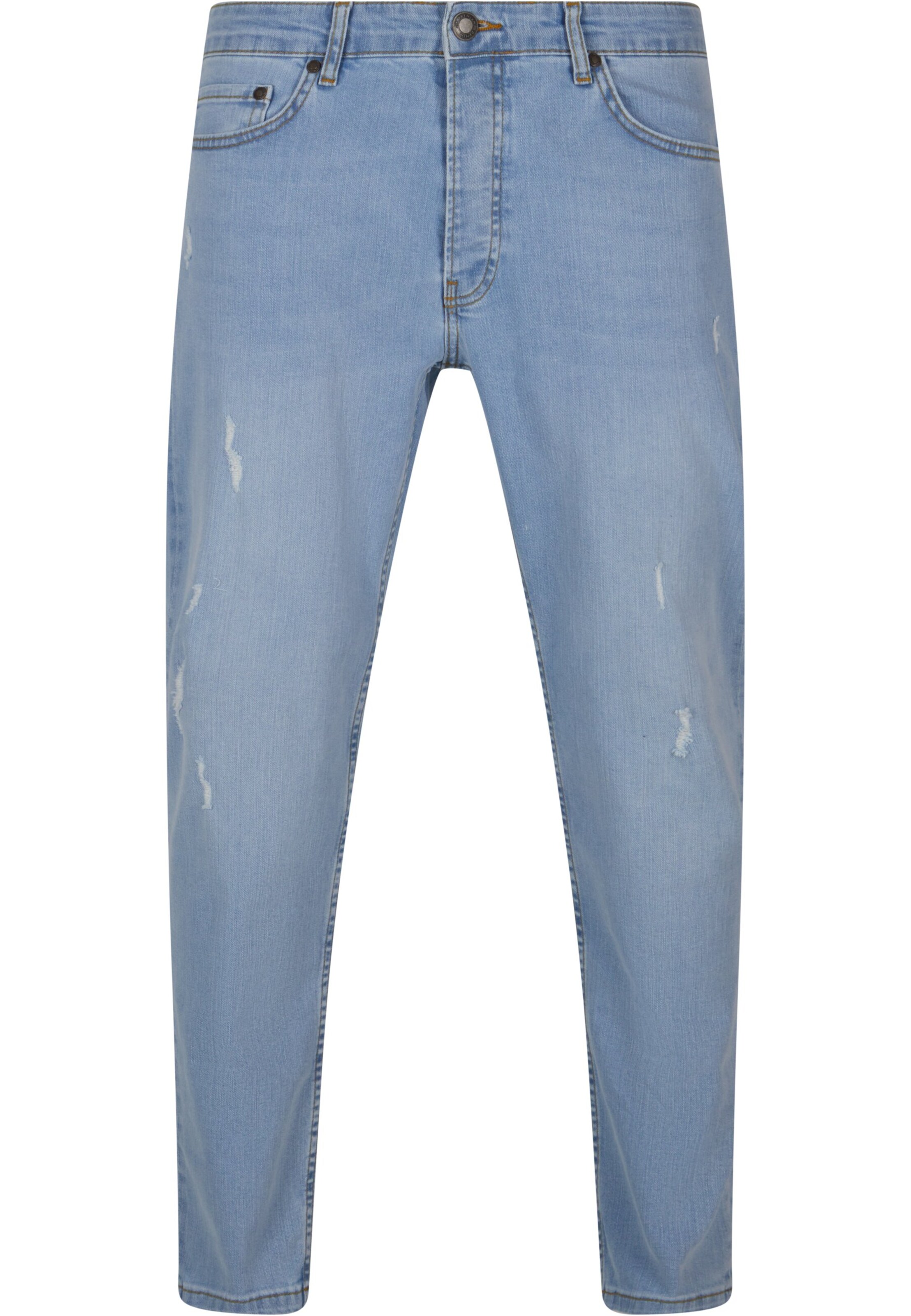 2Y Premium Regular Jeans 'Distressed' in Blau: Vorderseite