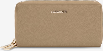 Lazarotti Wallet 'Bologna' in Beige: front