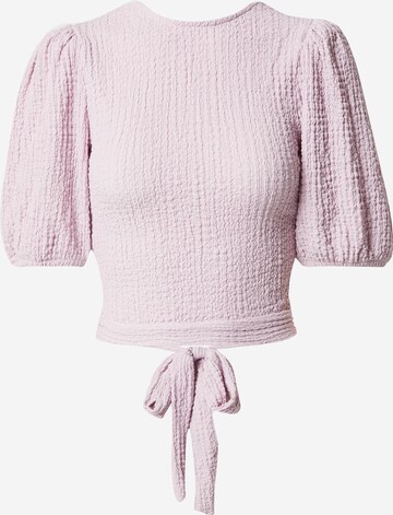 Gina Tricot - Blusa 'Sage' en rosa: frente