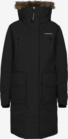 Didriksons Parka mi-saison ' Leona ' en noir, Vue avec produit