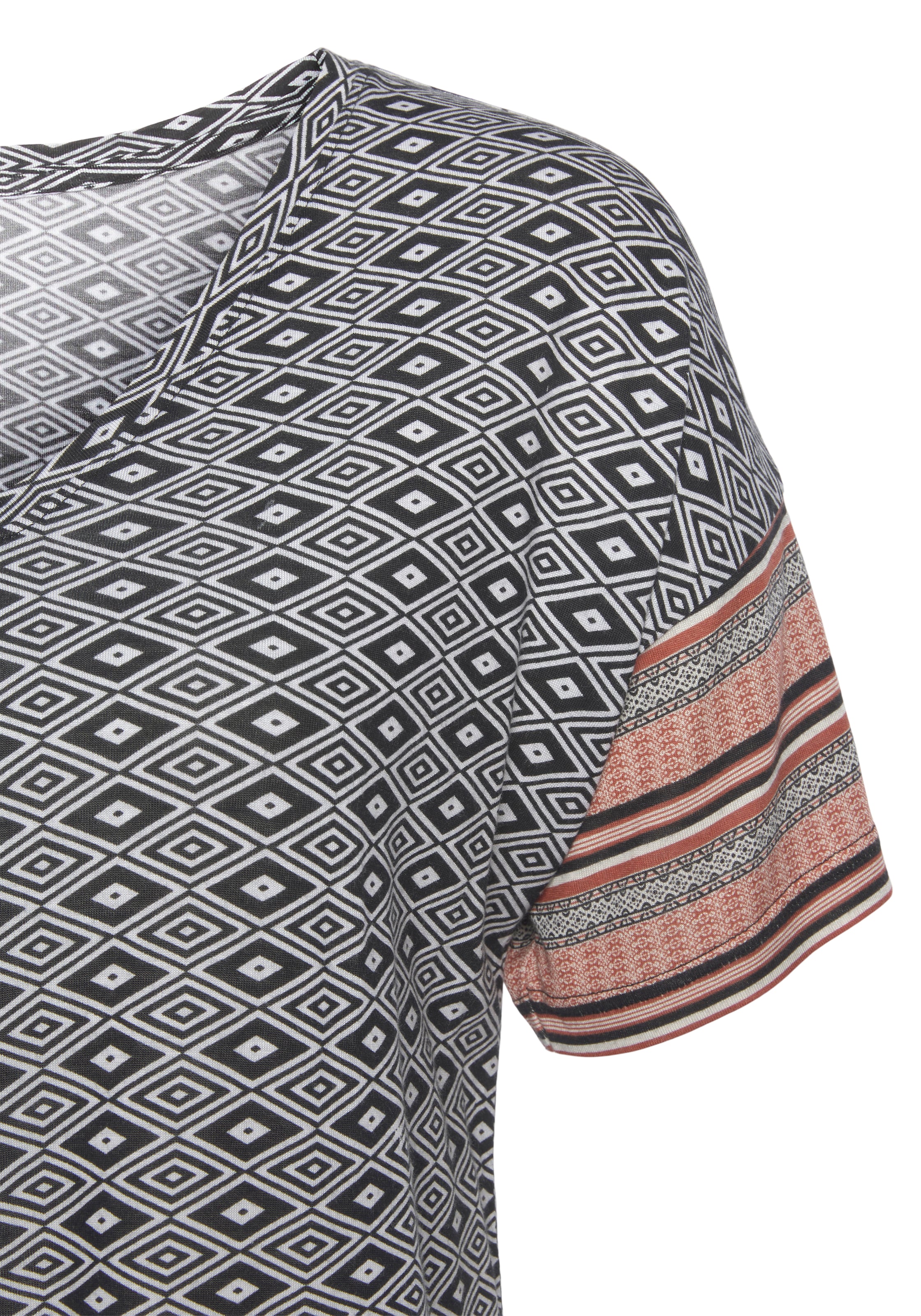 VIVANCE Μπλουζάκι ύπνου 'Dreams' σε μαύρο