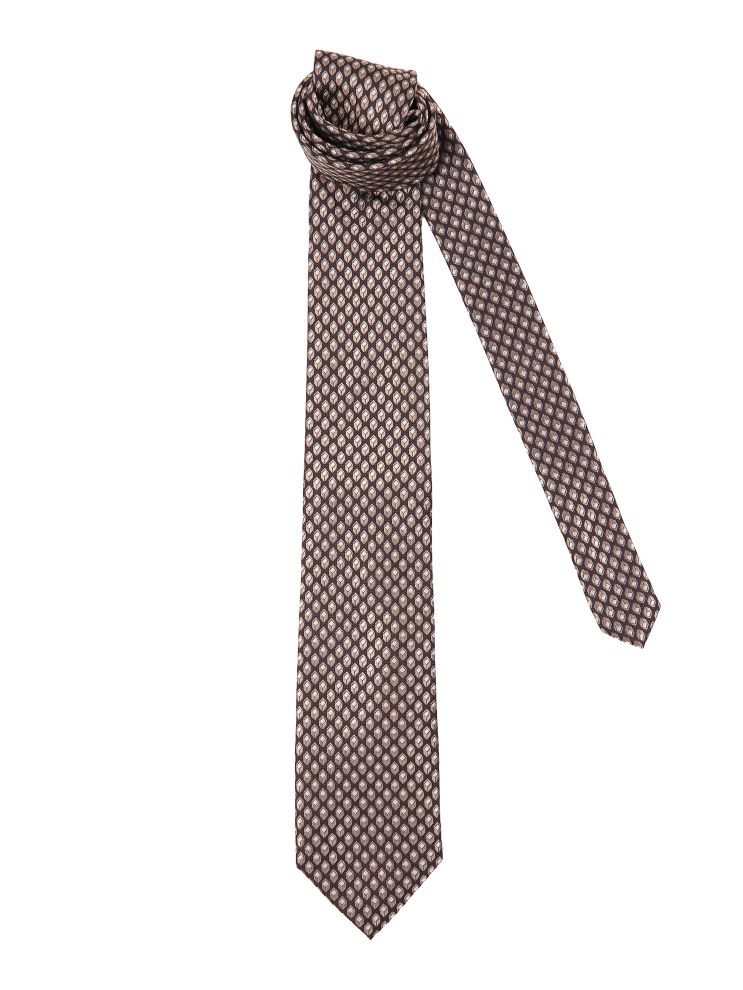 Cravatta 'DIAMOND' di Michael Kors in marrone: frontale