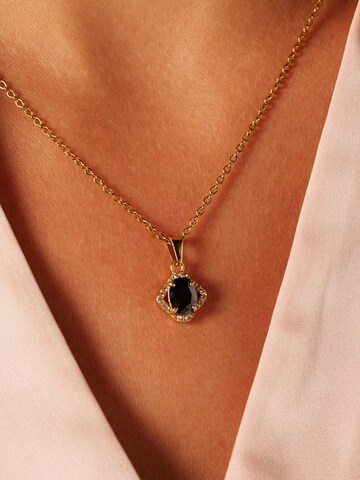 Lucardi Necklace 'Weinlese' in Gold: front