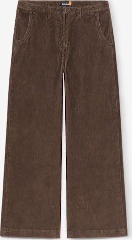 Wide leg Pantaloni de la TIMBERLAND pe maro: față
