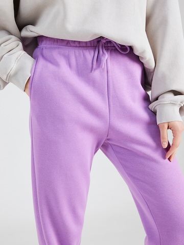 PIECES Tapered Pants 'CHILLI' in Purple