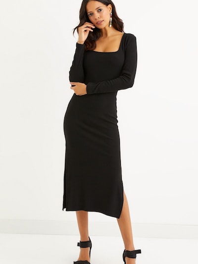 Cool & Sexy Jurk in de kleur Zwart, Productweergave
