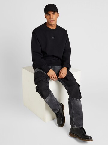 HUGO Sweatshirt 'Dettil' in Black