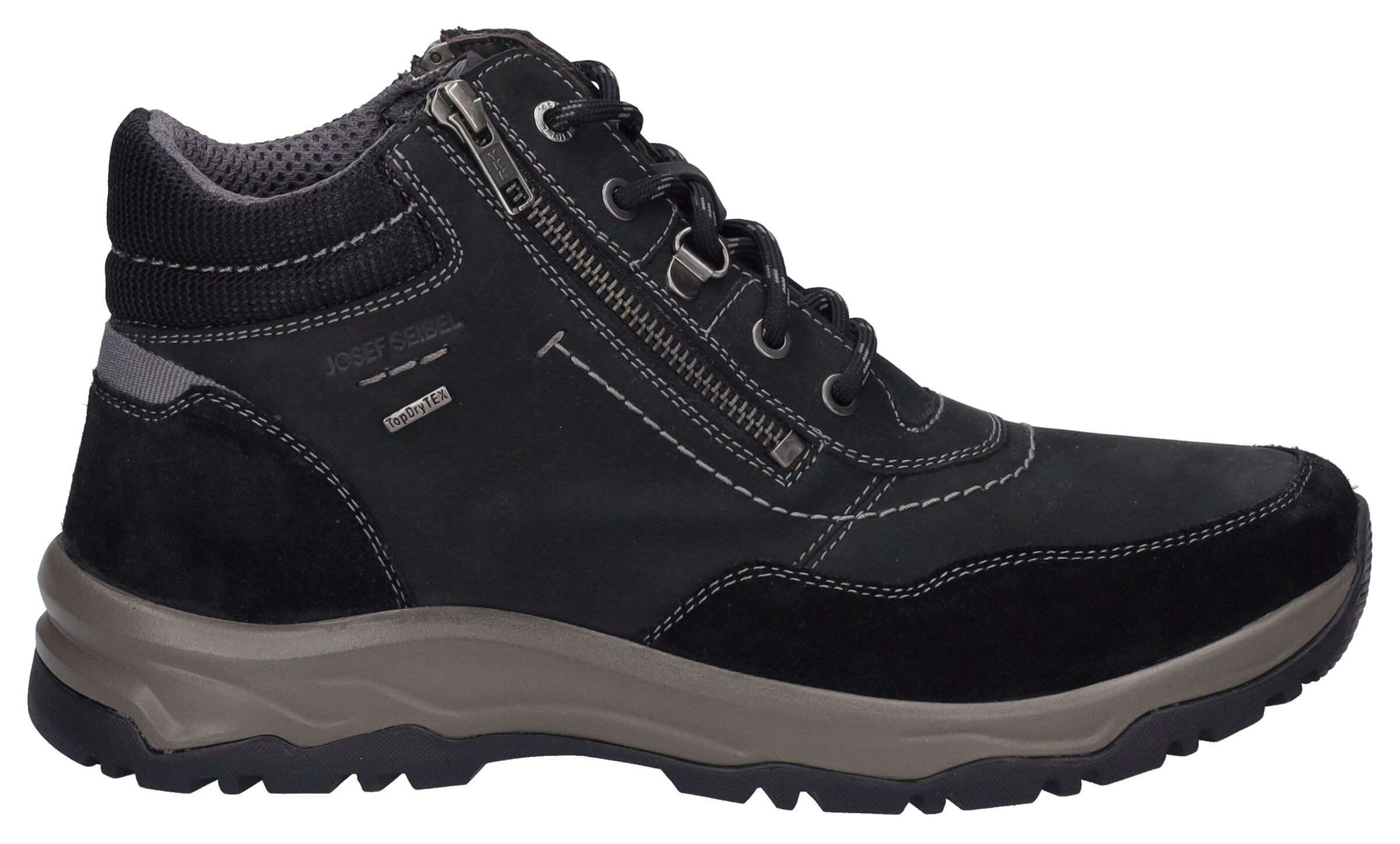 JOSEF SEIBEL Schnürboots in Schwarz