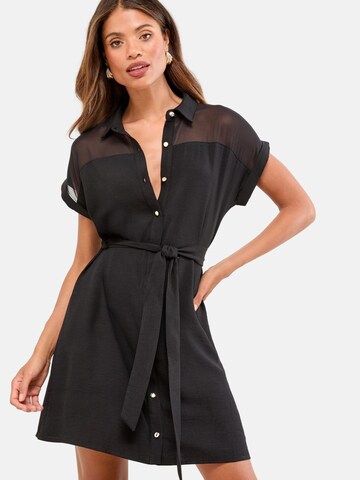 Lipsy Sukienka koszulowa w kolorze czarny: przód