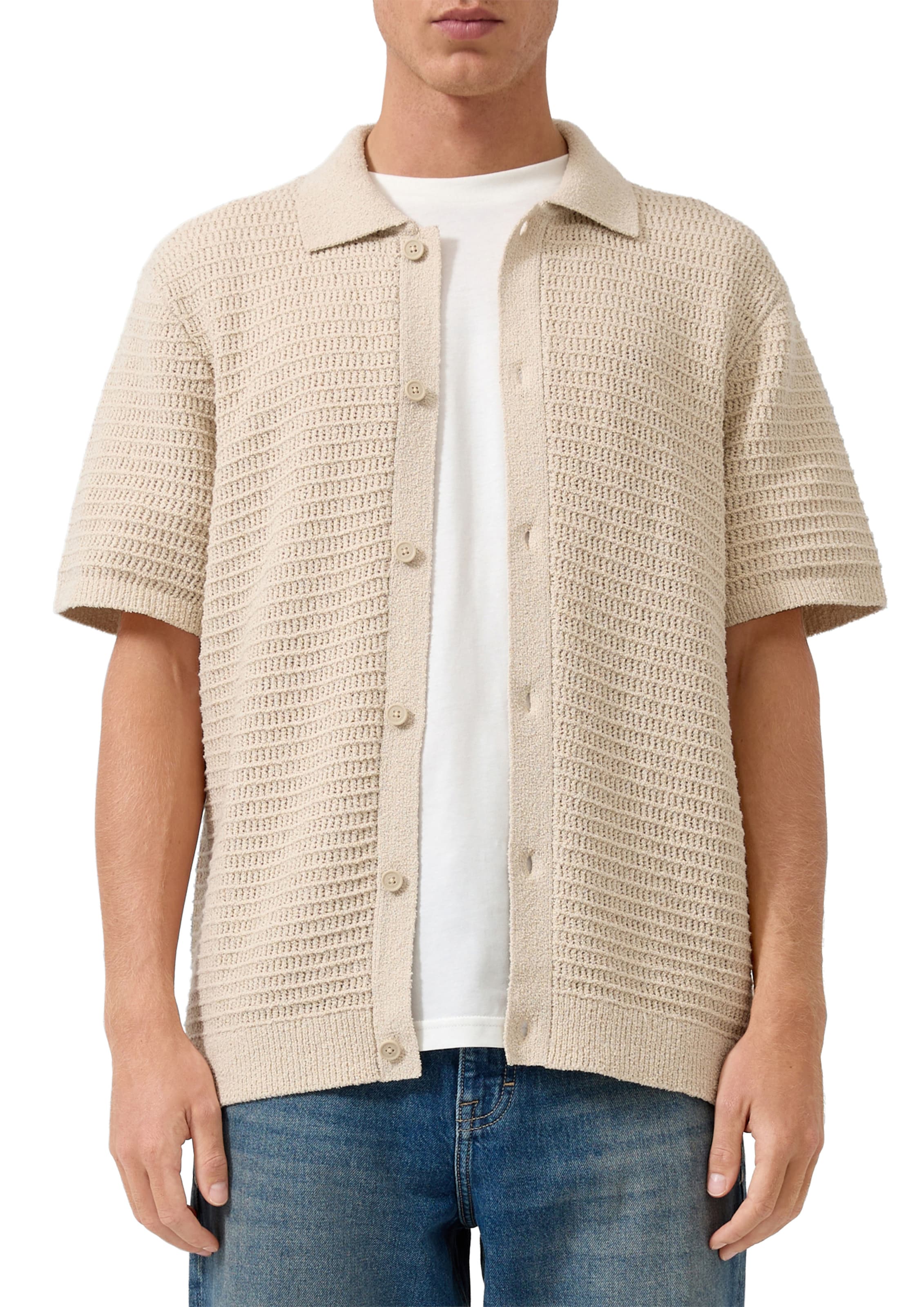 Vestes en maille QS en beige