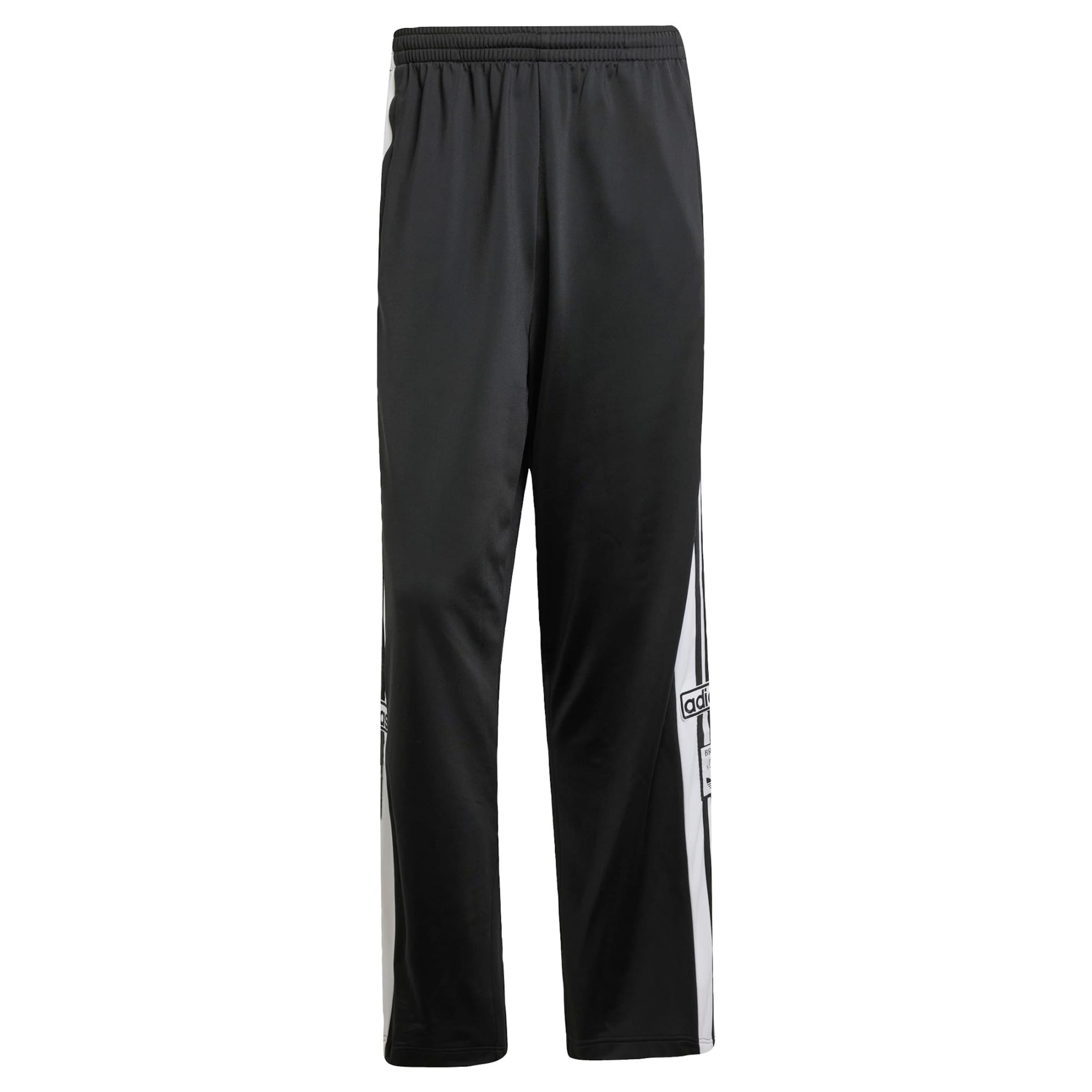 Largi Pantaloni 'Adibreak' de la ADIDAS ORIGINALS pe negru: față