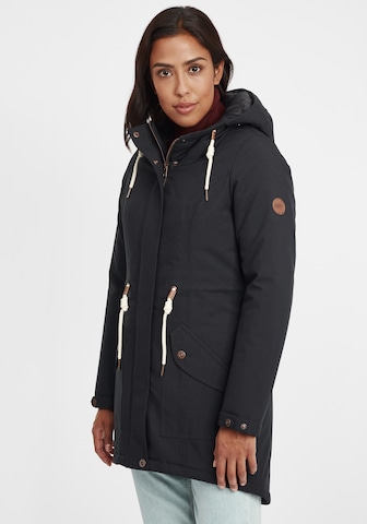 Oxmo Between-Seasons Parka 'Melly' in Black: front