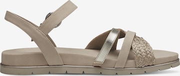 TAMARIS Strap sandal in Beige