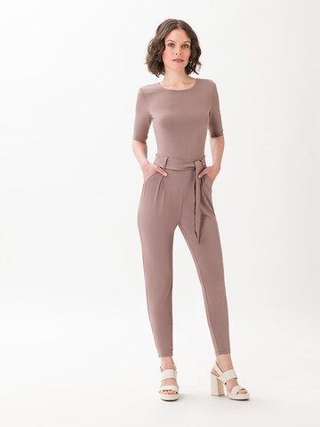 Les Lunes Jumpsuit 'Layla' in Grijs: voorkant