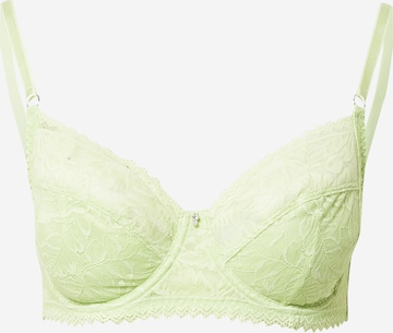 Sutien de tricou Sutien de la LingaDore pe verde: față