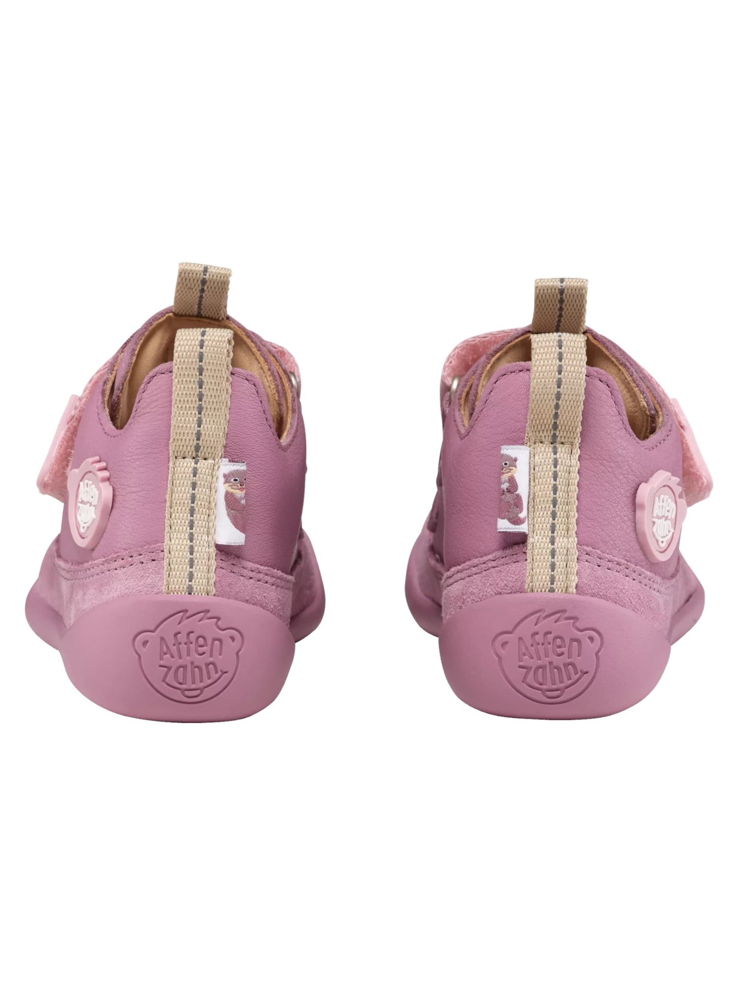 Affenzahn Sneakers 'Sneaker Leder Buddy' in Purple