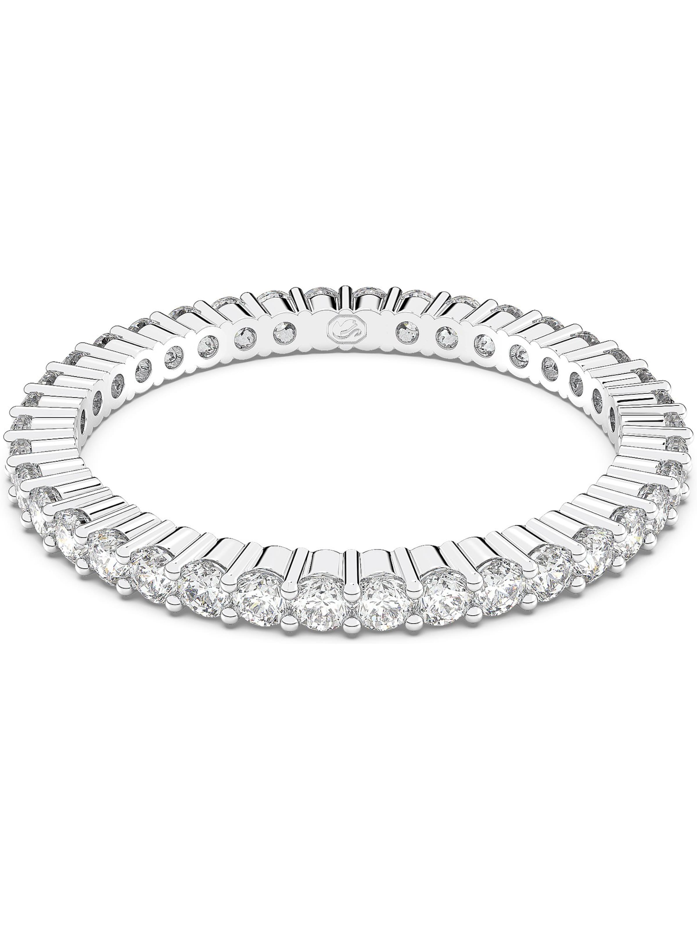 Bague 'Matrix' Swarovski en blanc : devant