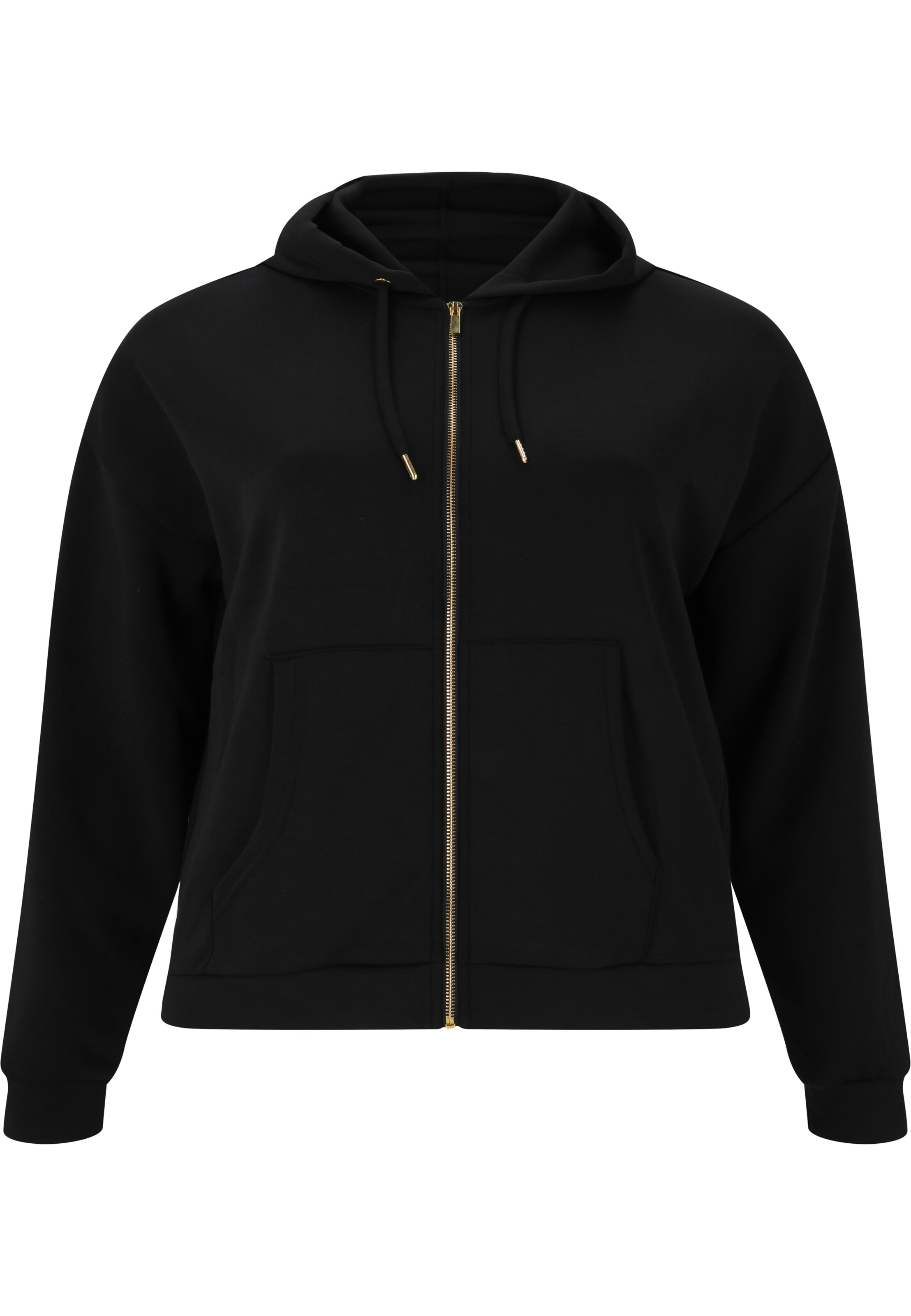 Q by Endurance Kapuzenjacke in Schwarz: Vorderseite