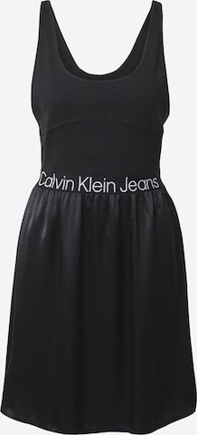 melns Calvin Klein Jeans Kleita: no priekšpuses