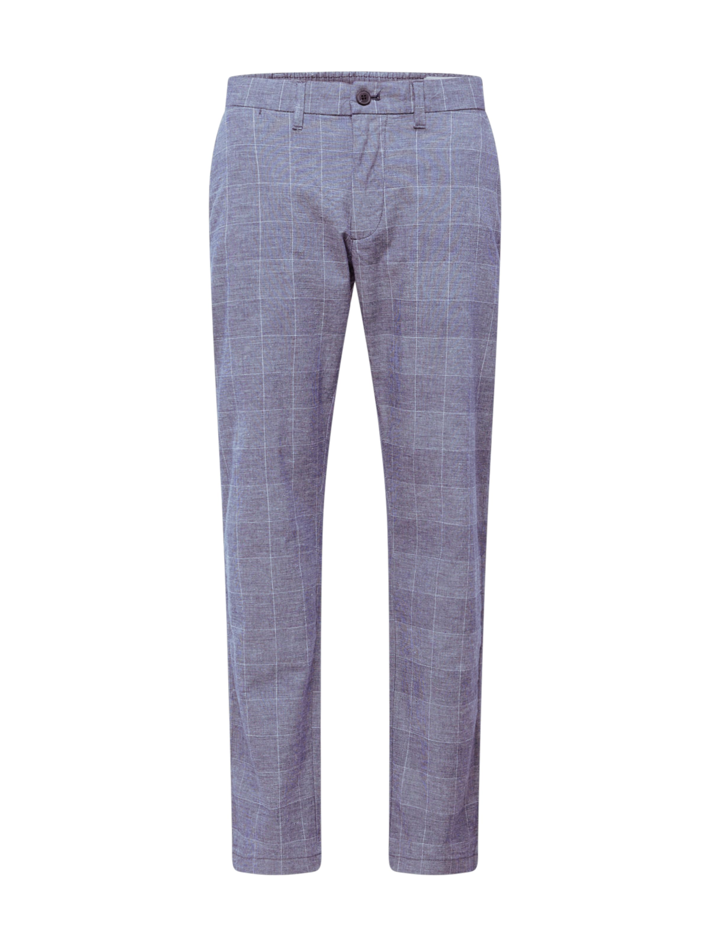 mėlyna s.Oliver Standartinis „Chino“ stiliaus kelnės: priekis