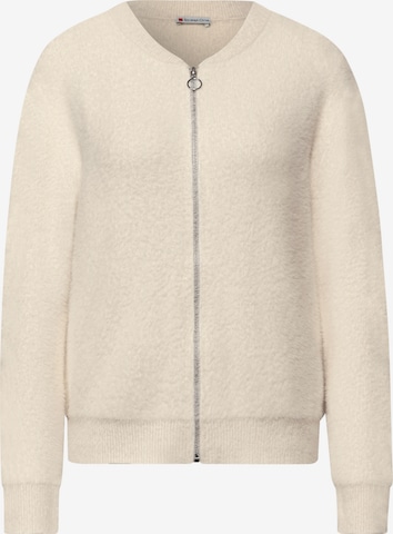 STREET ONE Strickjacke in Beige: Vorderseite
