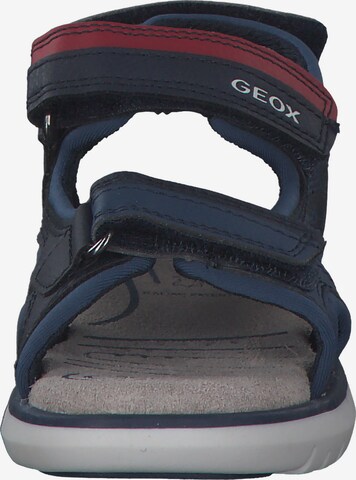 GEOX Offene Schuhe 'J15DRB' in Blau