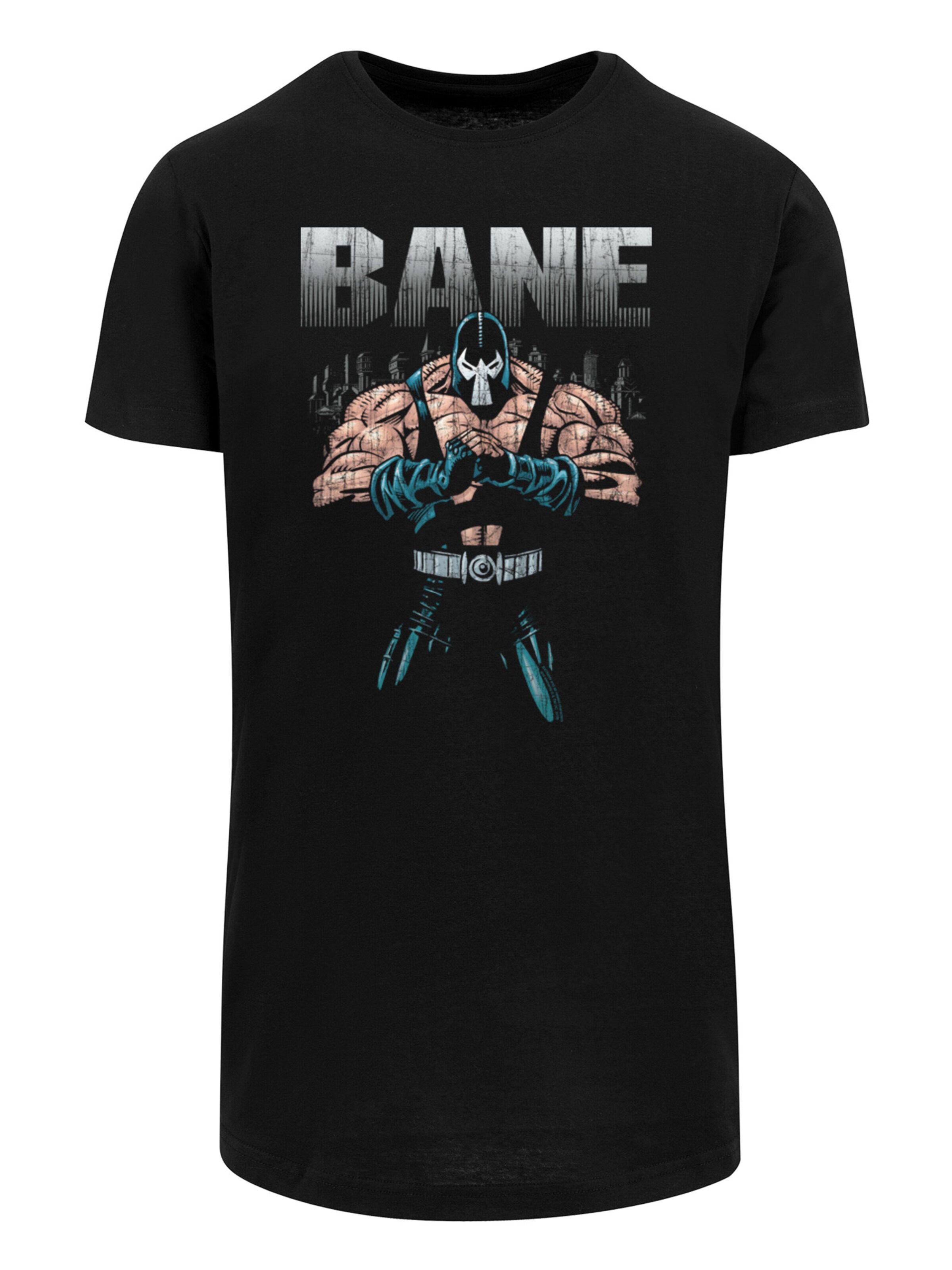 F4NT4STIC Shirt 'DC Comics Batman Bane' in Black: front