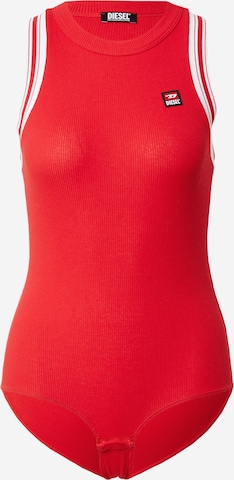 DIESEL - Camisa body 'ELINAS' em vermelho: frente