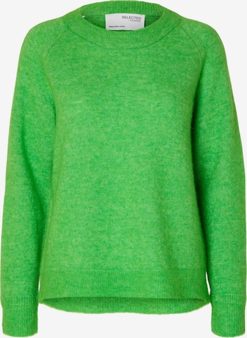 SELECTED FEMME Sweater 'Lulu' in Green: front