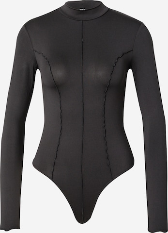 Tally Weijl Shirt Bodysuit in Black: front