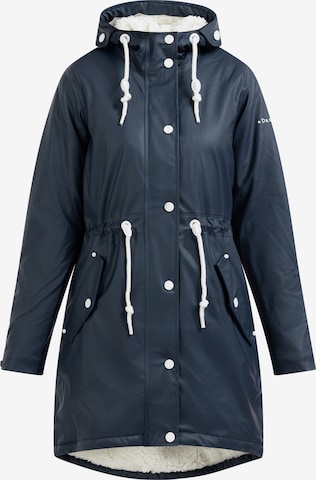 DreiMaster Maritim Raincoat in Blue: front