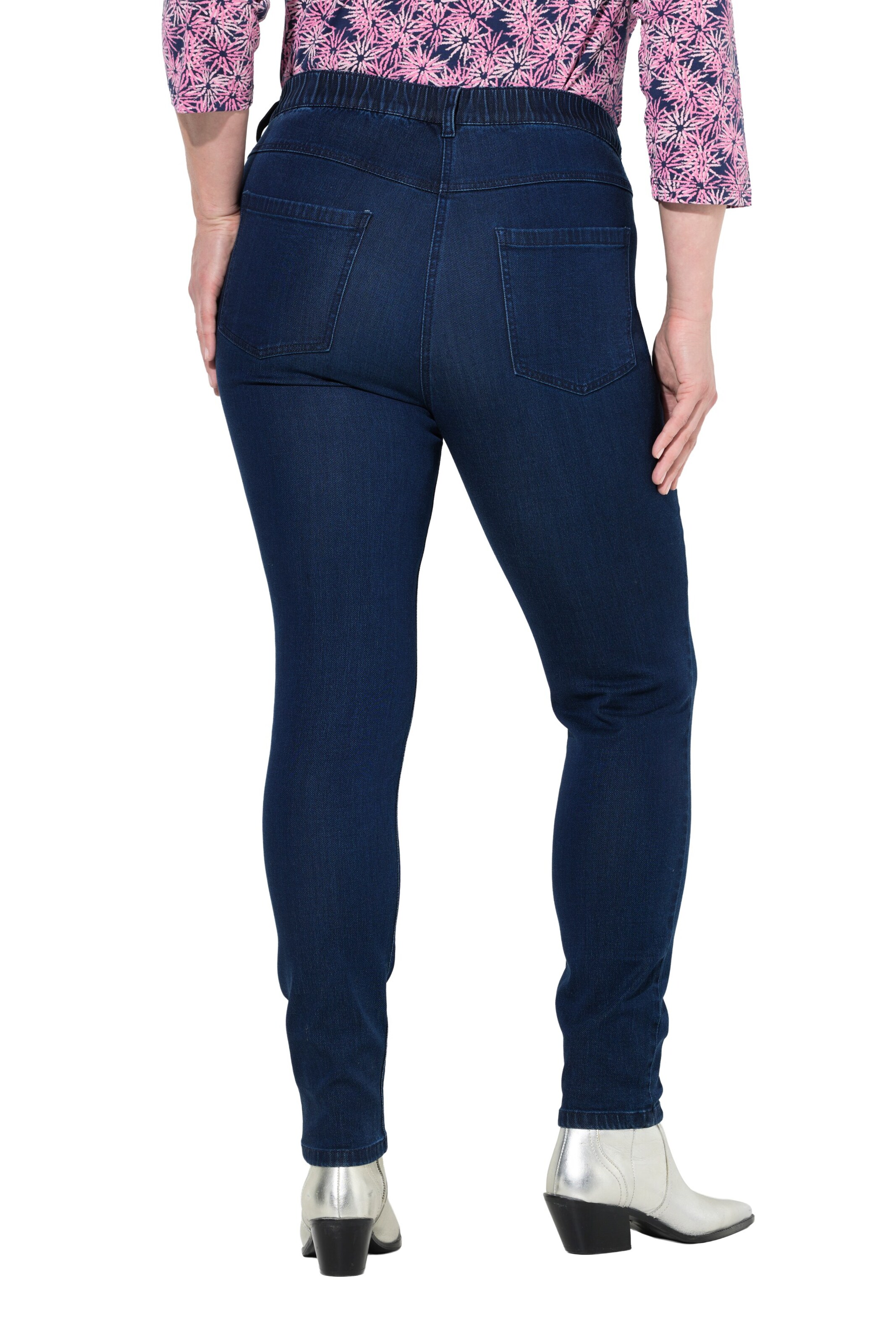 Ulla Popken Skinny Jeggings 'Sienna' in Blauw