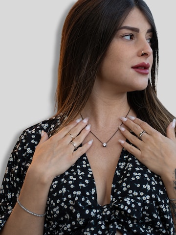 Chaîne 'Zirconia' SERASAR en noir