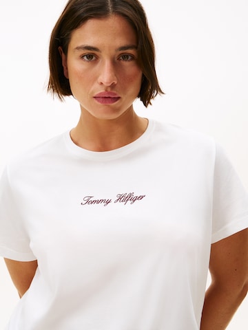 Tommy Hilfiger Curve Футболка 'CLASSIC' в Белый