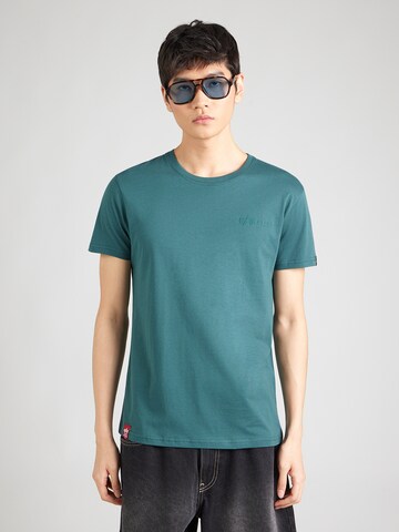 T-Shirt 'Air Force Pilot' ALPHA INDUSTRIES en vert