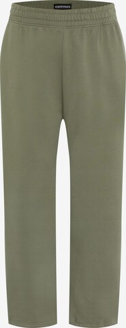 CHIEMSEE Loose fit Pants in Green: front