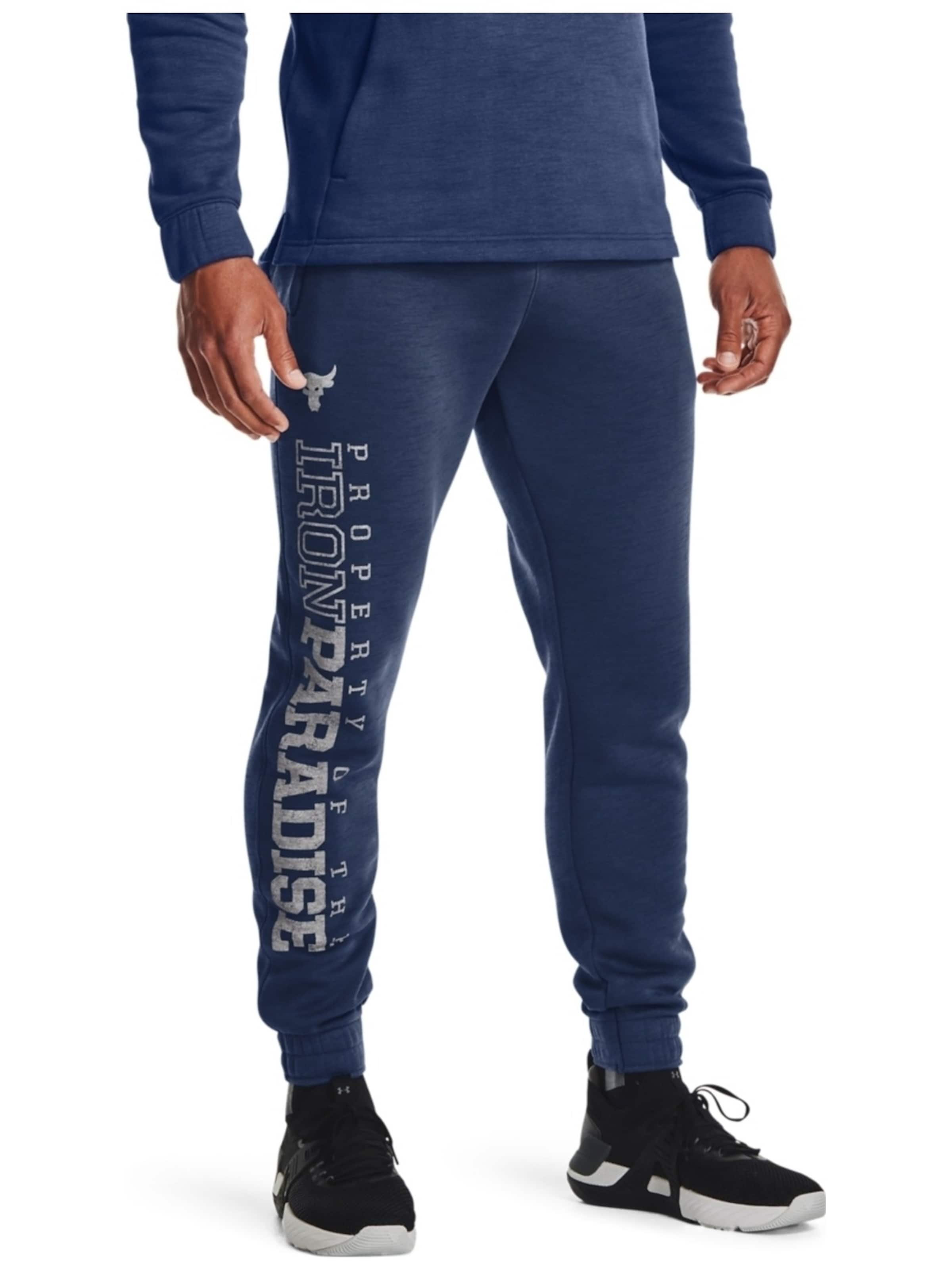 UNDER ARMOUR Workout Pants 'Under Armour UA Pjt Rock' in S in Blue, Item view