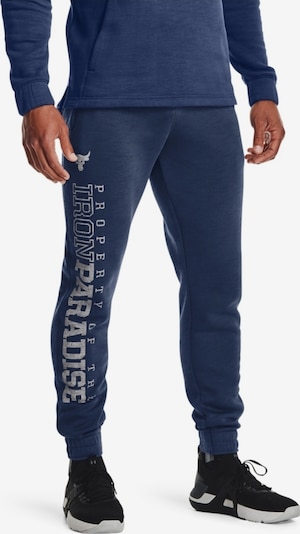 UNDER ARMOUR Pantalon de sport 'Under Armour UA Pjt Rock' en S en bleu, Vue avec produit