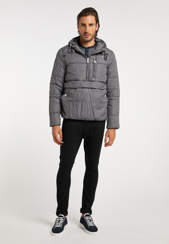 DreiMaster Maritim Winter Jacket in Grey