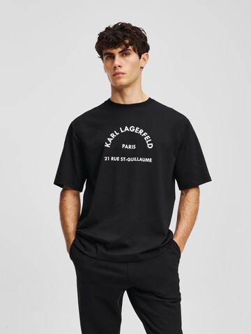 Karl Lagerfeld Shirt in Zwart: voorkant