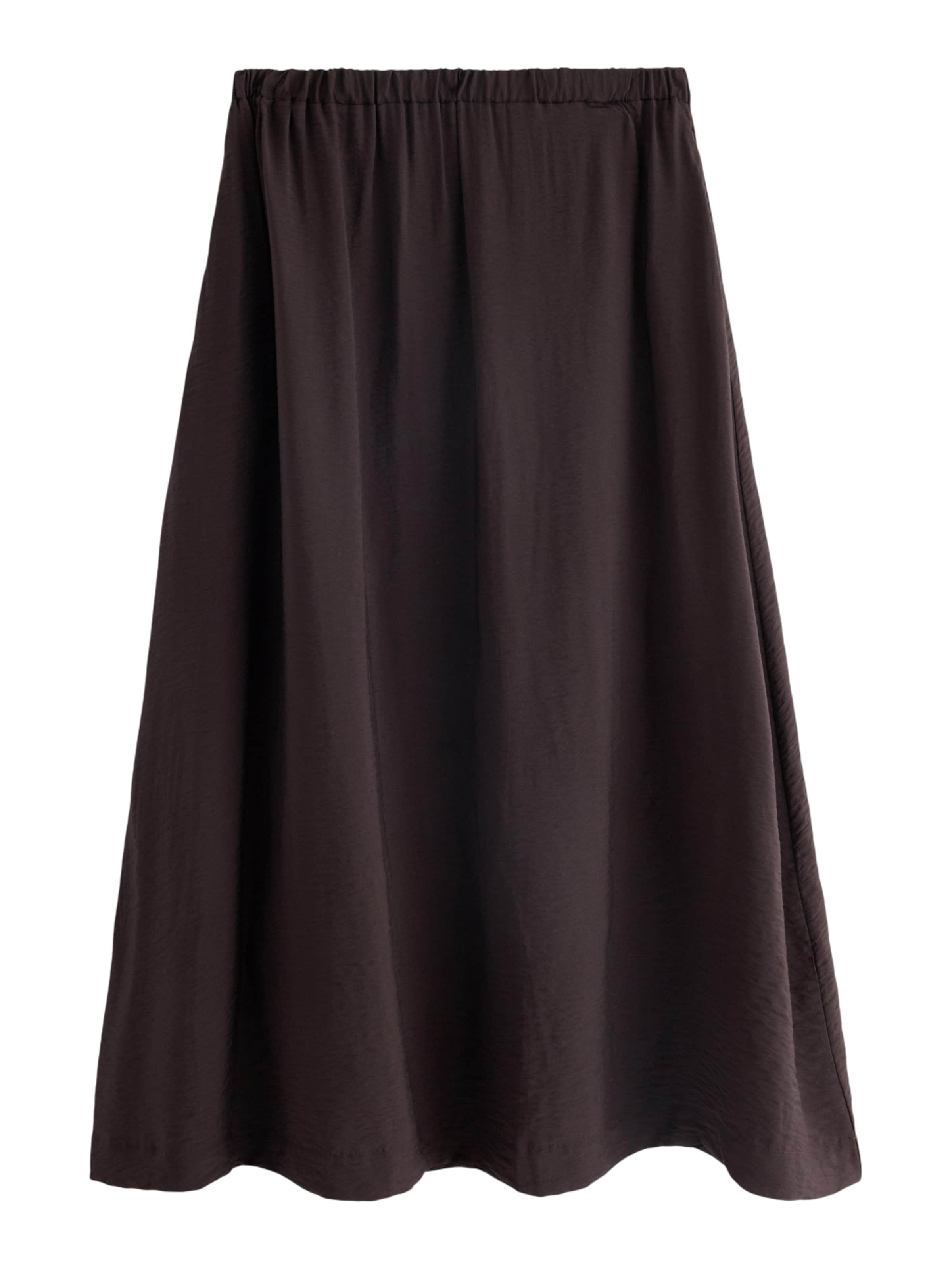 Gonna 'Kamala' di Lindex in marrone: frontale