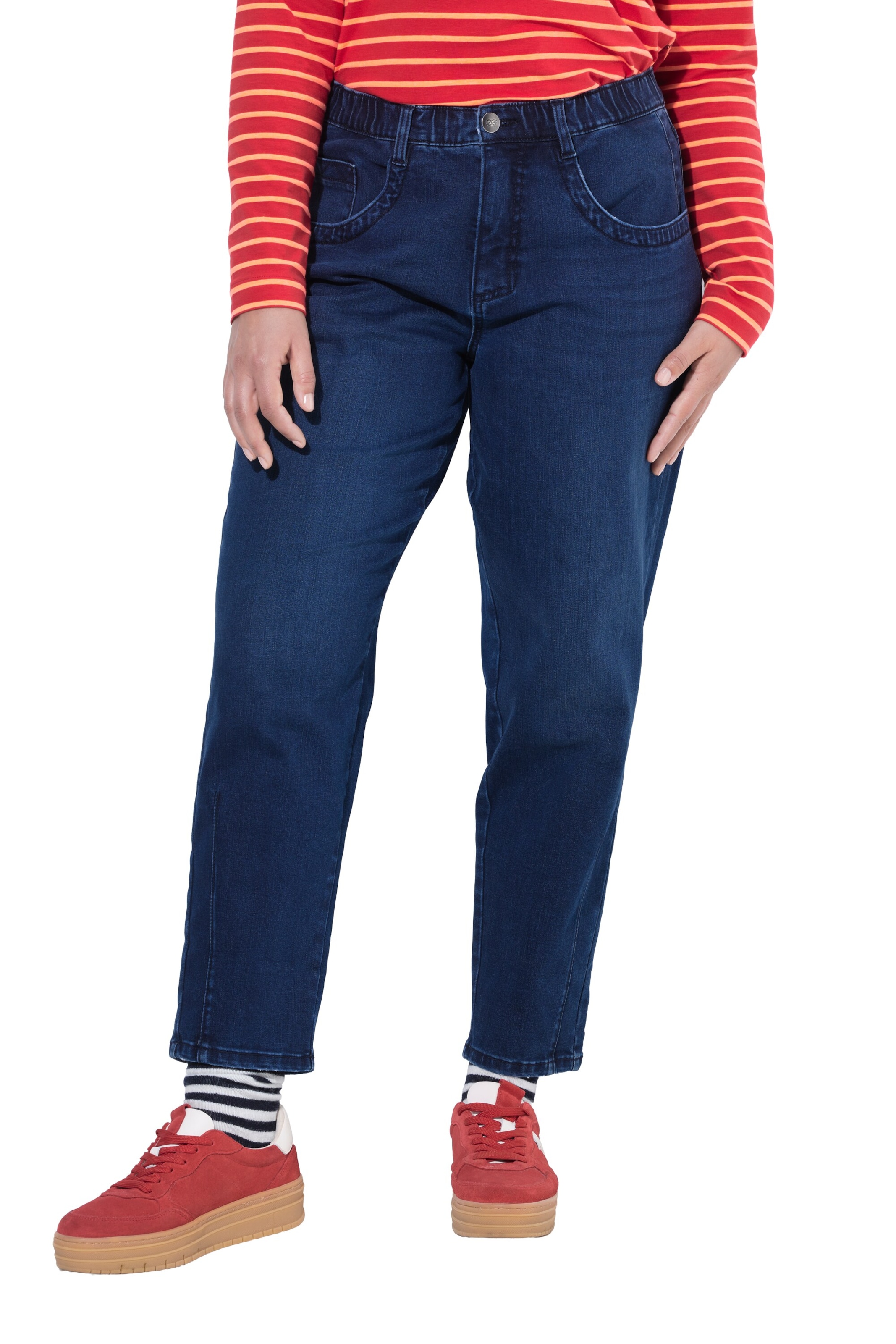 LAURASØN Regular Jeans in Blauw: voorkant