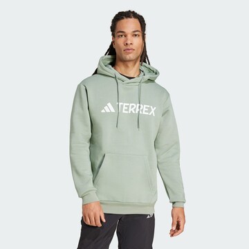 ADIDAS TERREX Sports sweatshirt in Green: front